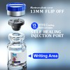 KSIITEKSLAB Ks-Tek Sterile Empty Vials with Self Healing Injection Port,with