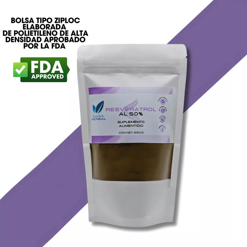 Saisa Herbal Resveratrol Puro Bolsa Con 250 G Saisa Herbal