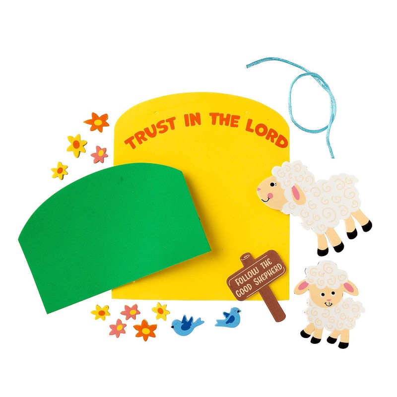 Spring Trust in The Lord Sign Craft Kit - Makes