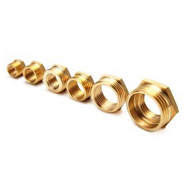 3/4 Inch Male Thread x 1/4 Inch Female Thread BSP Male Thread Reducer Hose Connector Brass