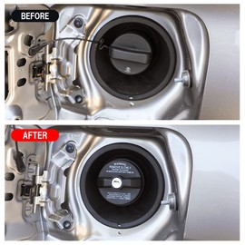 Nexus Japan Universal Gasoline Tank Cap with Key US Look, Stylish, English-letter Writing, Gasoline Cap, Refueling Cap, Replacement, Hiace 200 Series 1-6 Type