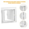 Teqooza 6x6 inch Plastic Access Panel for Drywall Ceiling Reinforced