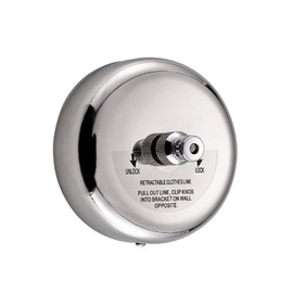 SWETON Einzelne versenkbare Wäscheleine Edelstahl 304 für Dusche Badezimmer eine Wäscherei