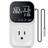 KABASI Digital Temperature Controller, Heavy Duty 15A/ 1800W Thermostat Outlet