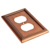 Henne Bery Raised Pearls Decorative Wall Plate Switch Plate Outlet