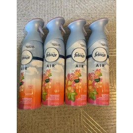 Febreze New Lot 4 Pack Febreze Air Refresher Gain Island Fresh 8.8 oz ea