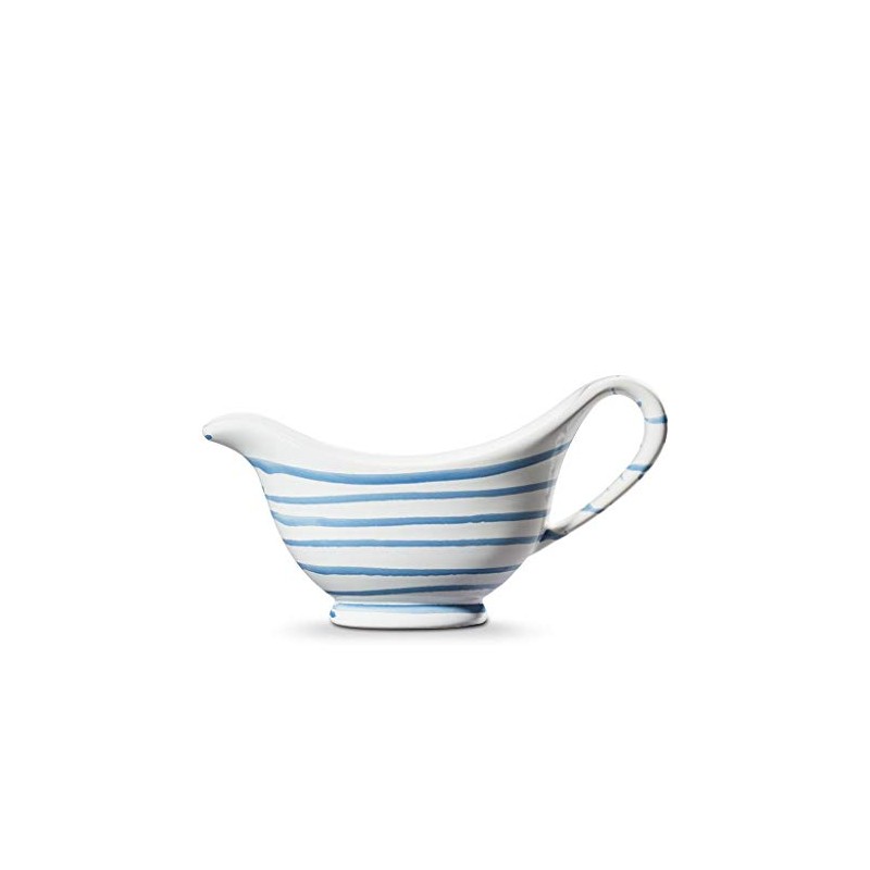 GMUNDNER KERAMIK Gravy Boat Capacity 0.2 Litres Blue Flamed Crockery