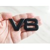 2 Metal V8 Badges, 3D car Truck Badges, Stickers, car
