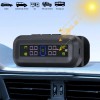 Car Wireless Solar TPMS LCD Tire Pressure Monitoring System +