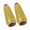 TEHAUX 2rolls Metallic Embroidery Thread for Sewing and Crafting Floss