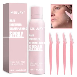 Hair Identifier Spray for Face Shaving, Skin Face Hair Identifying Spray With Razors, Hair identifier Set for Women Face Dermaplaning