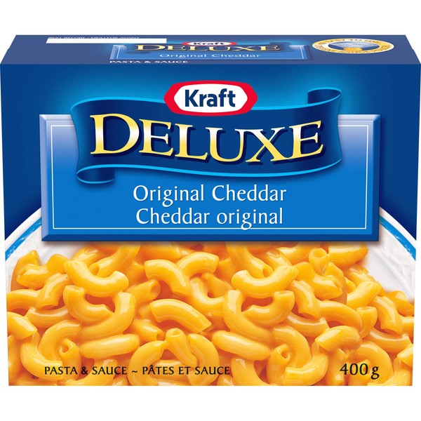 Kraft Deluxe Original Cheddar Macaroni & Cheese Dinner, 400g