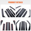 Car Side Window Visor Deflector Compatible with Toyota Land Cruiser