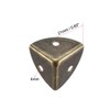 sourcing map Metal Box Corner Protectors Edge Guard Protector 21