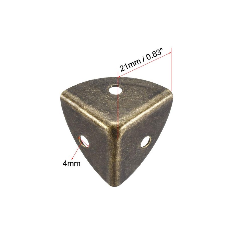 sourcing map Metal Box Corner Protectors Edge Guard Protector 21