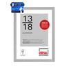 DEHA Design Tribeca Aluminium Picture Frame Brushed Silver 5x7in, 13x18cm