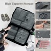 GIBOHOM Suitcase Organiser Set, 15 Pieces Packing Cubes, Waterproof Clothes