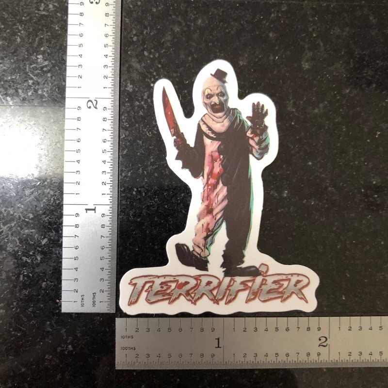 Terrifier Art the Clown Horror Water Resistant Sticker Decal NEW