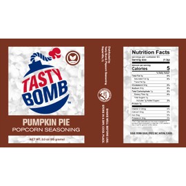 Popular Vegan Pumpkin Pie Popcorn Seasoning Flavor - Keto Friendly, Paleo, No MSG, Gluten Free-6 Pack (Pumpkin Pie)