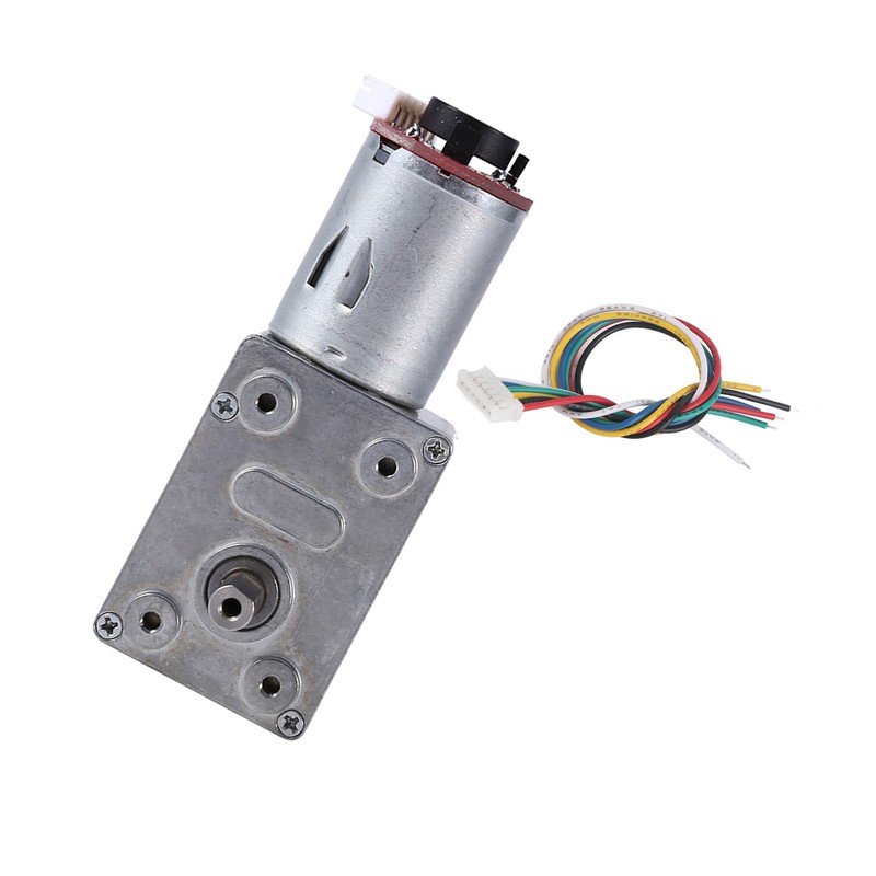 DC 12V Geared Motor High Torque Reduction Motor with Encoder