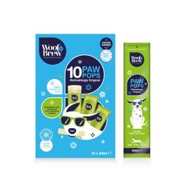 WOOF&BREW WOOF&BREW Paw Pops Cooling Ice Pop Treats for Dogs - New Improved Recipe & 10 Pack Size