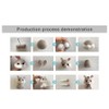 TopHomer Wool Felt Material Production Package DIY Cute Hand Spinning