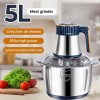 NEW 5L Multifunctional Meat Grinders Machine Household Large Capacity 304