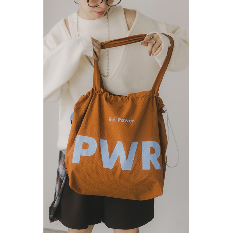 210NOUVE Tote Bag Women's A4 Large Nylon Big Logo Handbag