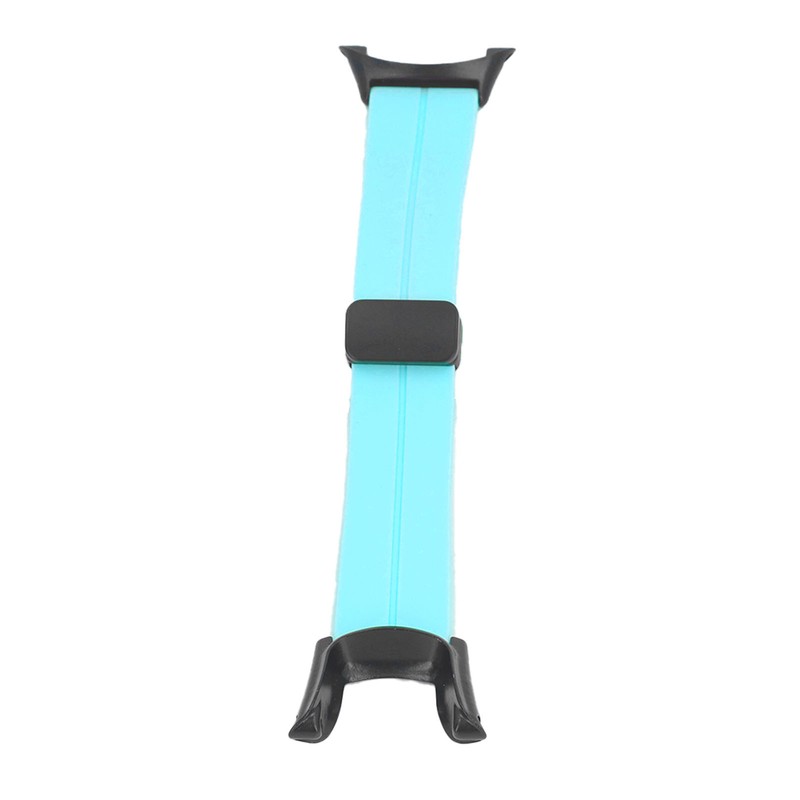 Silicone Watch Strap Waterproof Magnetic Folding Buckle Replacement Watchband for