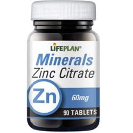 Lifeplan Zinc Citrate 90 Tablets