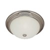 Trans Globe Lighting 13211-1 BN Indoor Breakwater 11" Flushmount, Brushed
