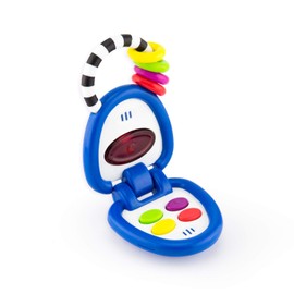 Sassy Phone of My Own Activity Toy | Electronic Developmental Toy Promotes Pretend Play | Lights and Sounds | for Ages 6 Months and Up, Blue, 1.2 x 5.9 x 8 Inch
