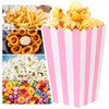 TIESOME 24 Pcs Pink Popcorn Boxes, Small Snacks Buckets Carnival