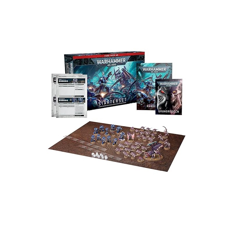 Warhammer WH40K: Starter Set (German), Brown, 04010199058