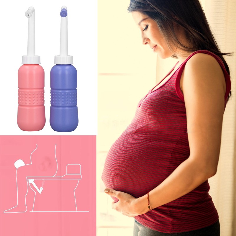 2Pcs Portable Handheld Bidet 450ML Strong Elastic Light Weight Large