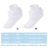 Haakong 2 Pairs Girls Dress Socks White Toddler Girls Ruffle
