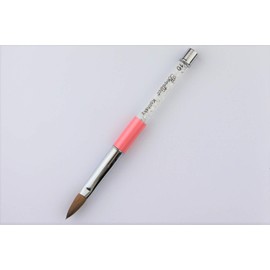 Acrylic Nail Brush (Size 10) - Kolinsky Acrylic Brush for Acrylic Powder, Gold Handle Acrylic Brush for Acrylic Nail, Acrylic Brush for Nails, Nail Acrylic Brush for Beginner and Professional