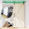 3-Roller Adjustable Sliding Closet Door Floor Guide Upgrade Kit