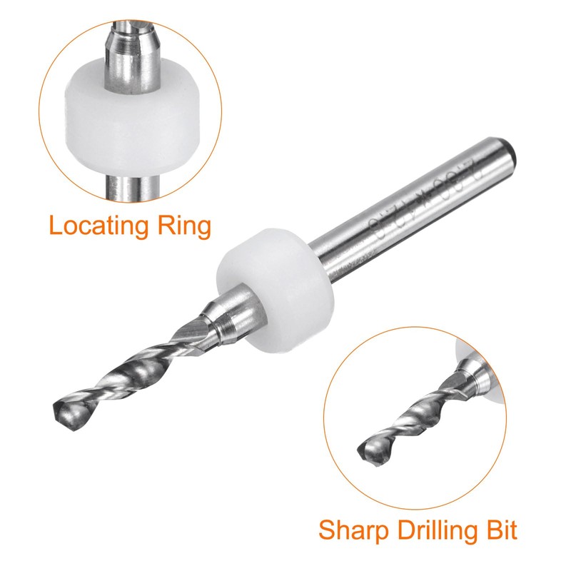 sourcing map 20pcs Micro PCB Drill Bits 2.3mm / 0.0906"