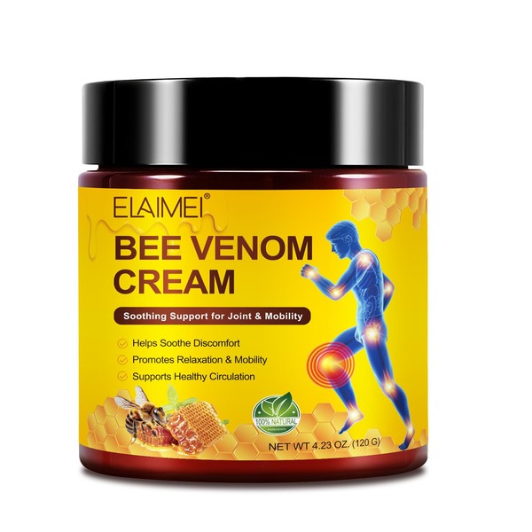 Bee Venom Cream, Joint Relief Cream 120g, Relief for Arthritis,