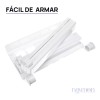 Naymon Dispensador 3 En 1 Porta Toalla Papel Aluminio Playo