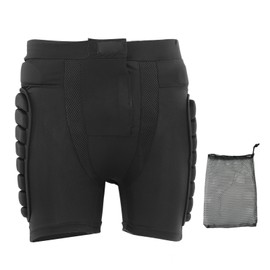Hip Pad Protector Cotton Polyester EVA Adjustable Sports Padded Shorts for Skiing Skating XS