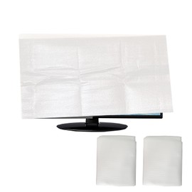 2 Pack Foam Flat TV Cover - Fits Up to 36"H x 65"W Flat Screen TV (Up to 65") - Protection During Storage, Move, or Home Renovation