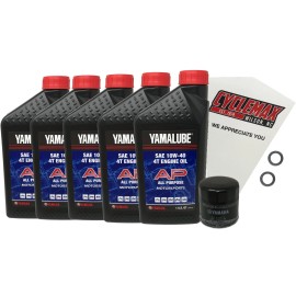 Yamaha Cyclemax Genuine OEM 2013 Yamaha STRATOLINER  S XV1900 Oil Change Kit