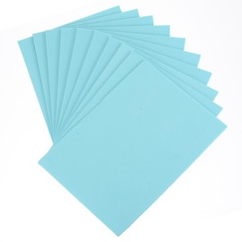 sourcing map 10 Pack EVA Foam Sheets Light Blue 7.8 Inch x 5.9 Inch 2mm Thick Crafts Foam EVA Sheets for Costumes, Arts and Crafts Projects