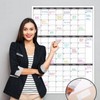 BooQool Large Dry Erase Calendar for Wall,3 Month Vertical Wall
