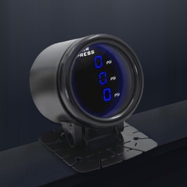 ZHSYMX - Medidor de Presión de Aire LCD de Tres Presiones 290 PSI, Kit de Manómetro para Sistemas de Suspensión de Conducción, 2 Pulgadas, 0-290 PSI Con 3 Sensores 1/8 NPT