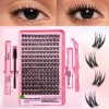 Kit Para Extensiones De Pestañas, Que Incluye Pinzas Y Pegam
