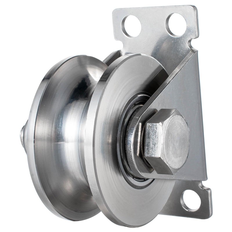 KCNOFNC Pulley Steel Cable, Pulley for Ropes, Pulley with 2