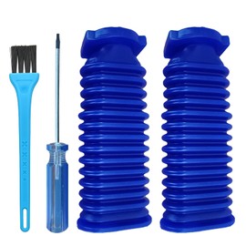 tuvisin Replacement Lower Duct Hose compatible with Dyson V6 V7 V8 V10 V11 Vacuum Cleaner Soft Roller，Soft Roller blue Hose，lower nozzel duct hose，Flexible Soft Rubber Tube
